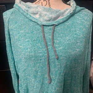 Knitted sweatshirt shirt